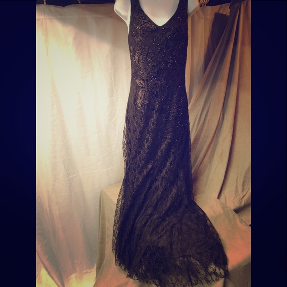 Karen Miller New York-Beaded Mother’s gown size 12 - Picture 1 of 14